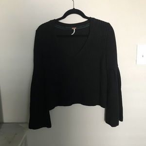 Free people bell sleeve sweater